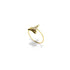 Anneau de dent de requin par Lauren Howe | Or Vermeil .925 | Cristal